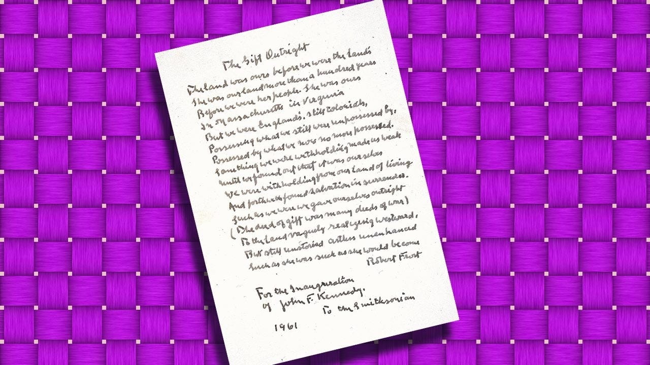 The Gift Outright | Δάσκαλος